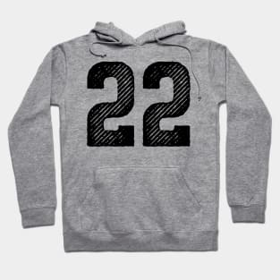 Rough Number 22 Hoodie